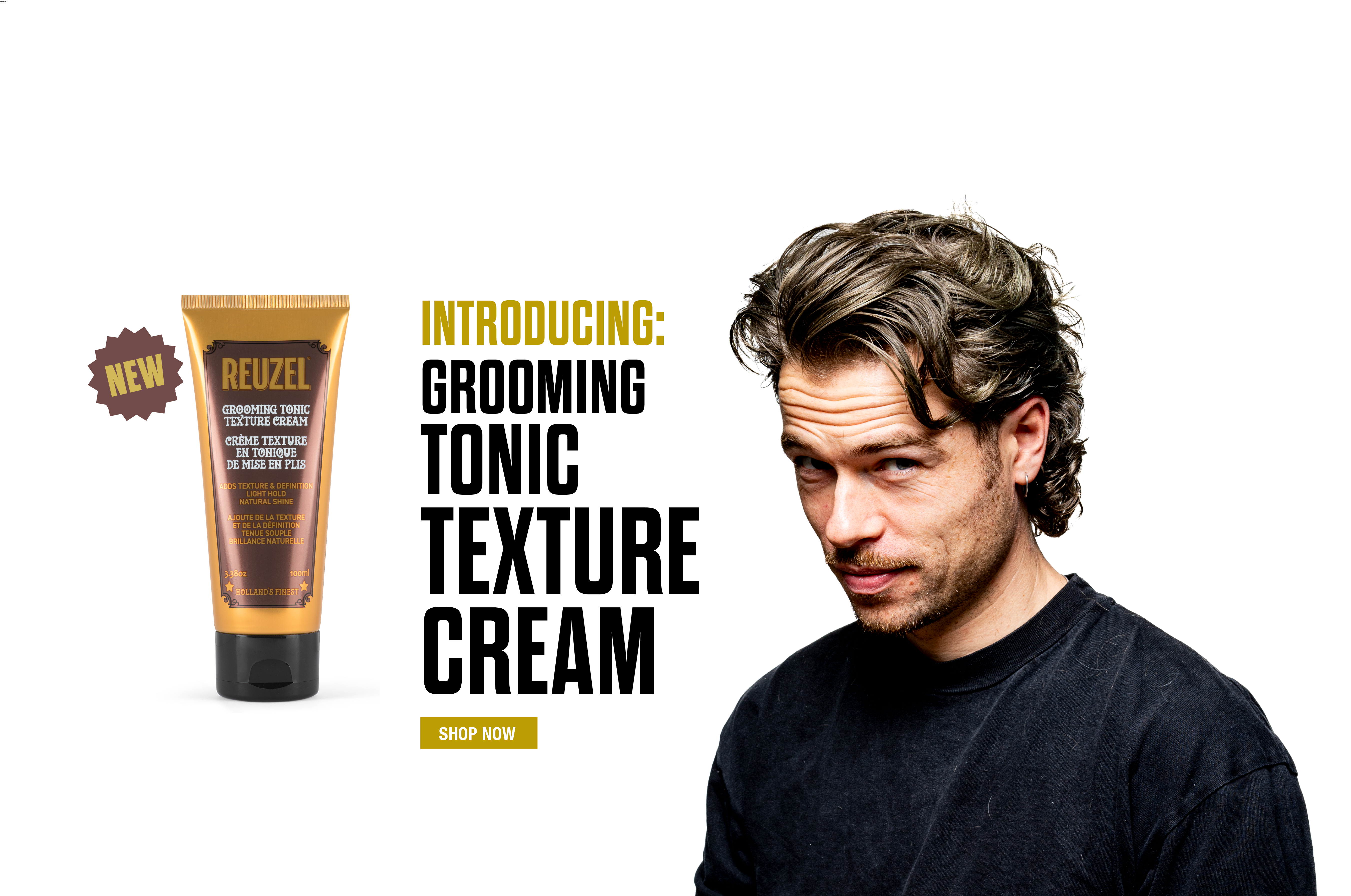 Effortless Style With Reuzel's New Grooming Tonic Texture Cream
