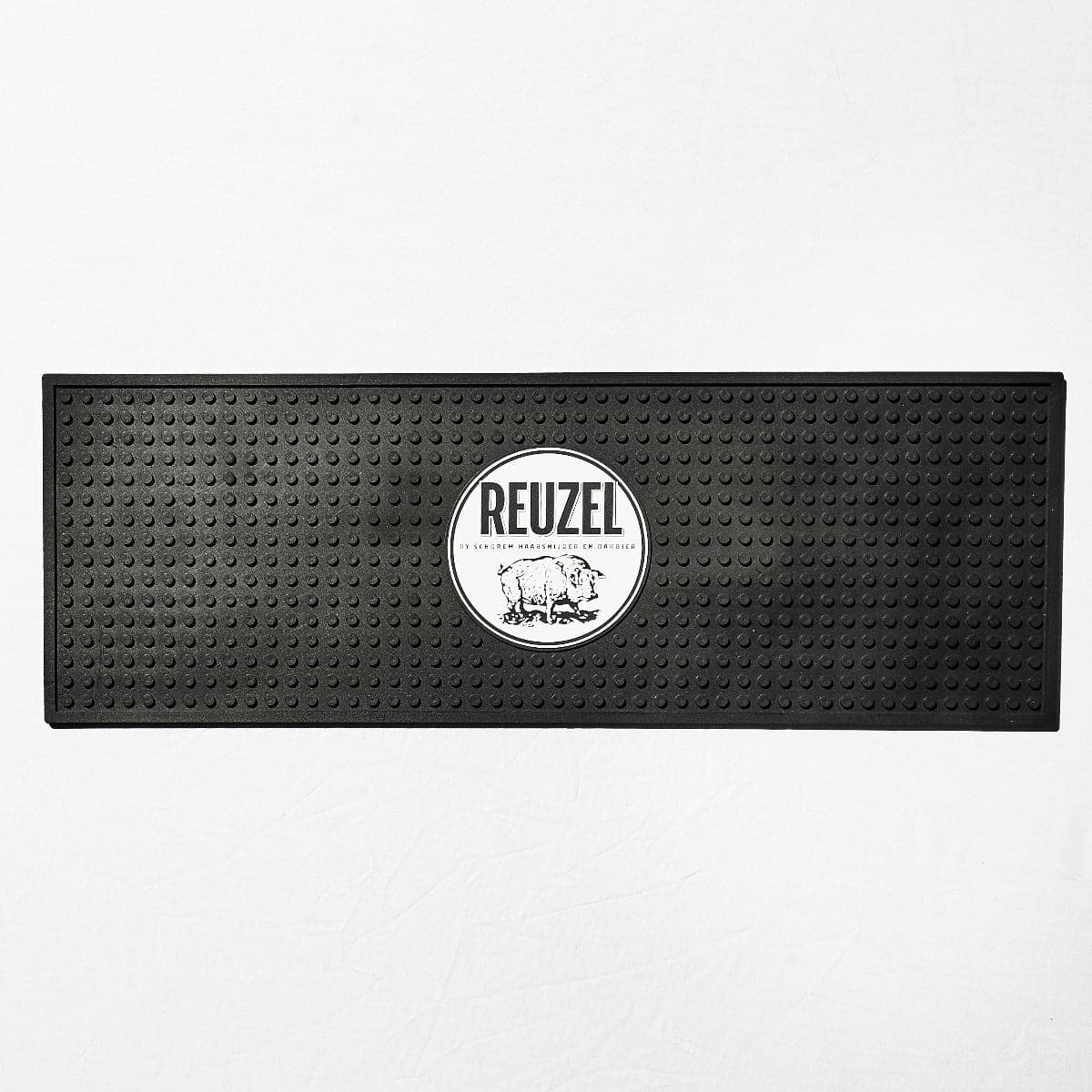 Small Rubber Station Mat with the Classic REUZEL Logo Design