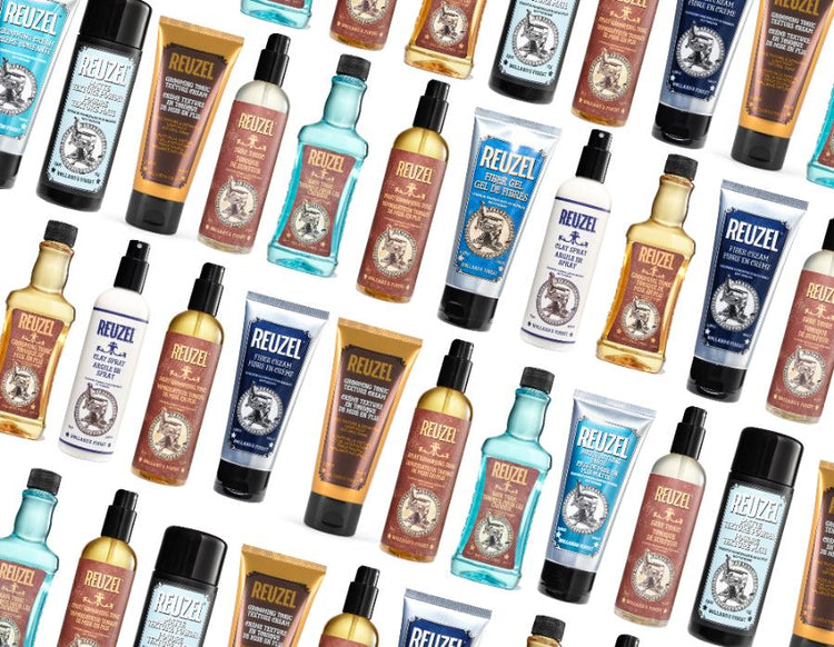 A variety of RUEZEL products for the Gift Sets & Bundles Collection page