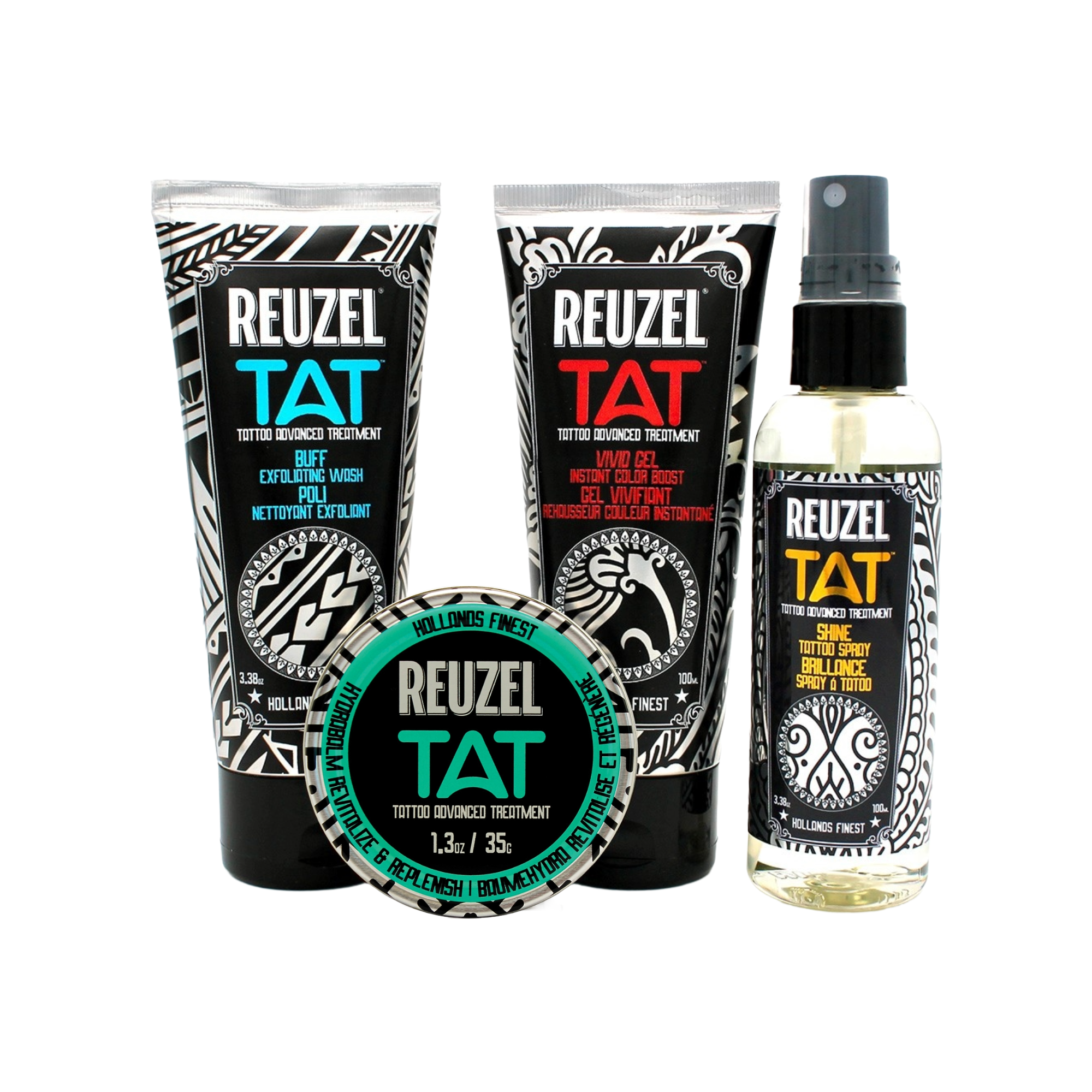 TAT Collection - Buff, Shine, Hydrabalm, Vivid Gel