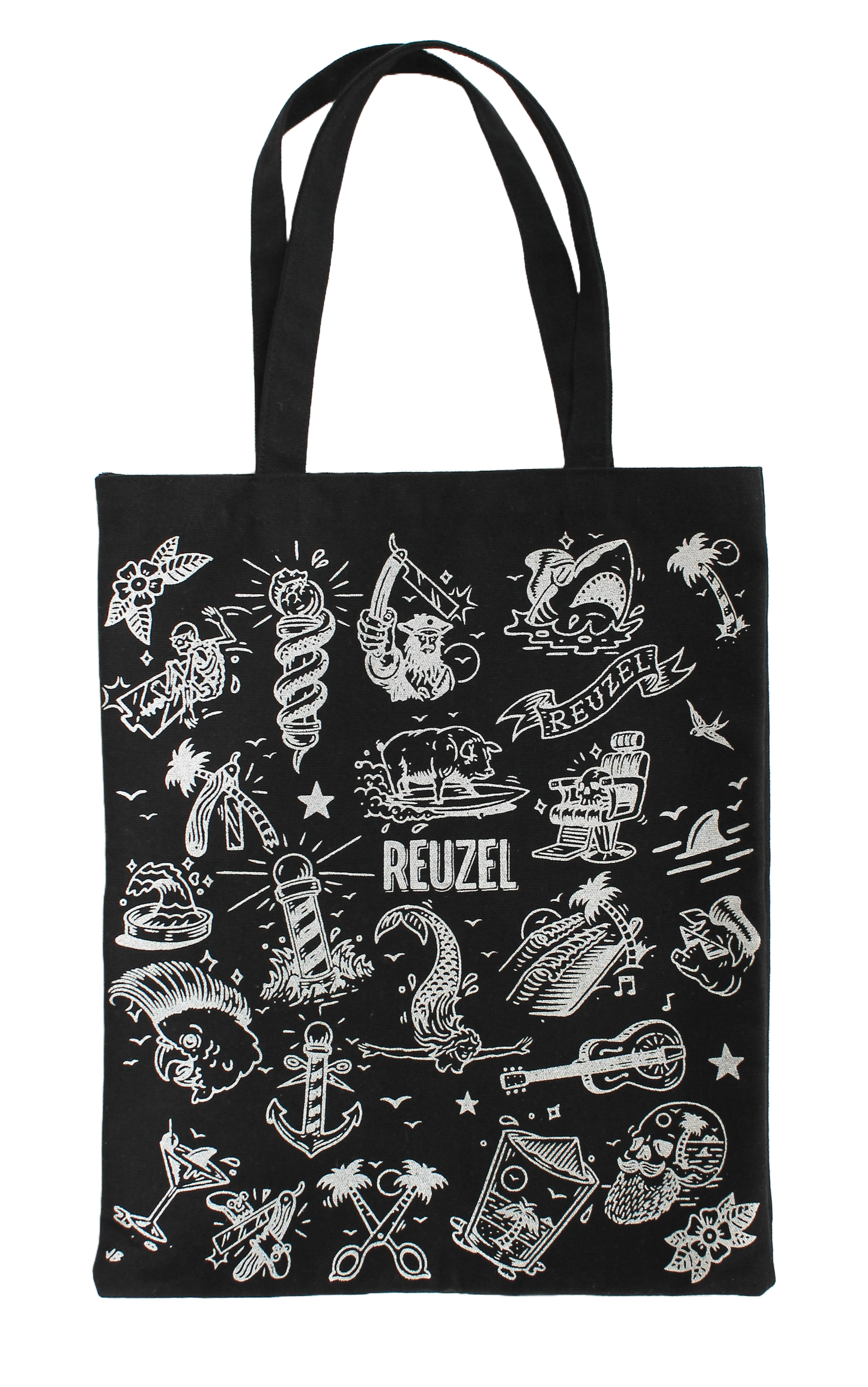 REUZEL Black Tote Bag