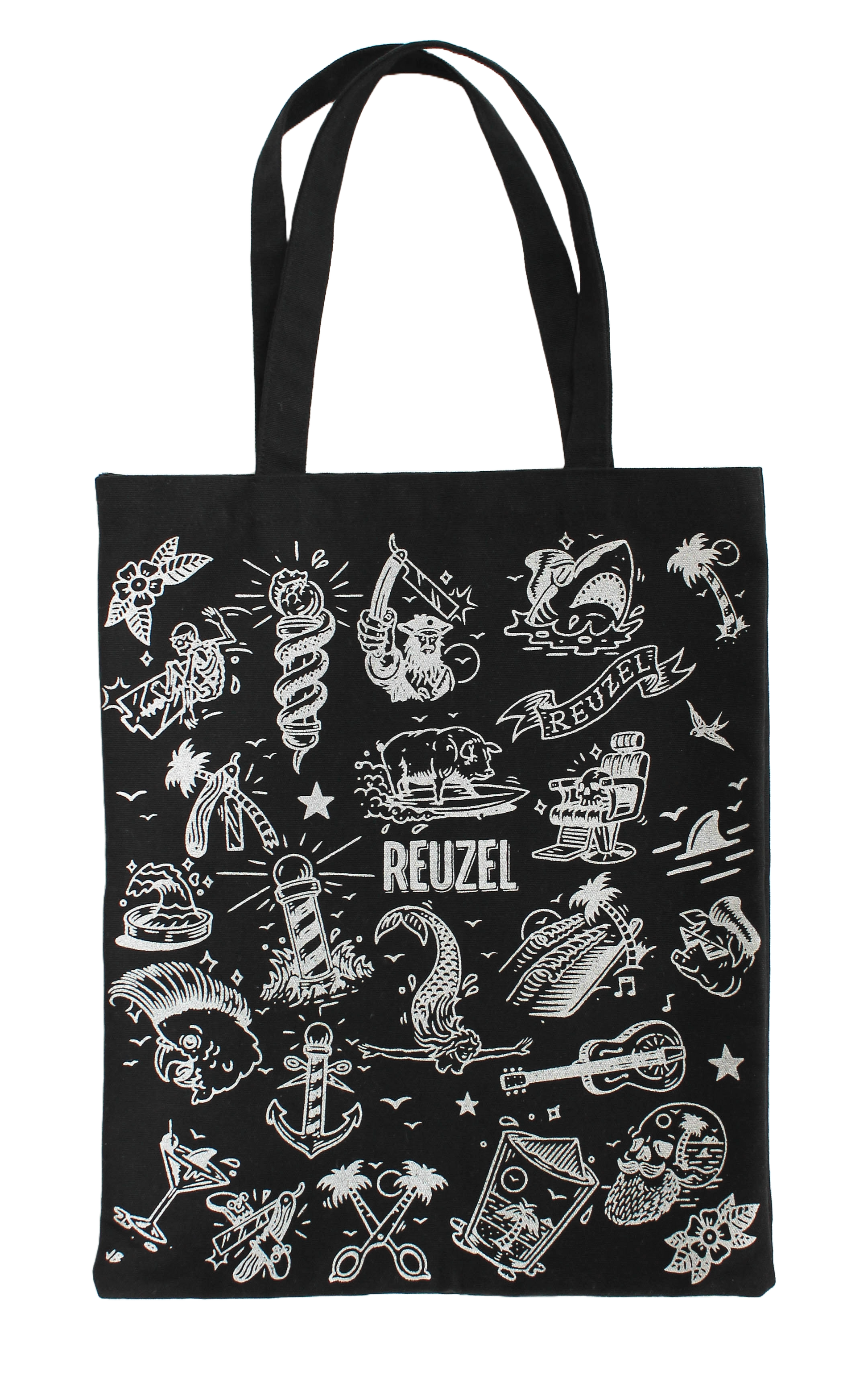 REUZEL Black Tote Bag