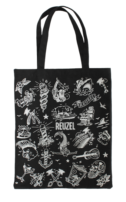 REUZEL Black Tote Bag