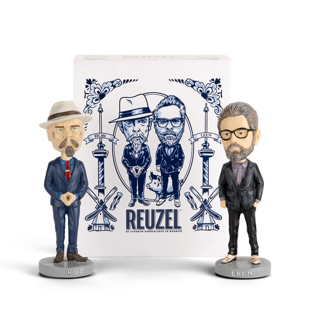 Vendor Founders' Bobble Heads featuring two collectible figurines with detailed faces and branded attire, perfect for display.