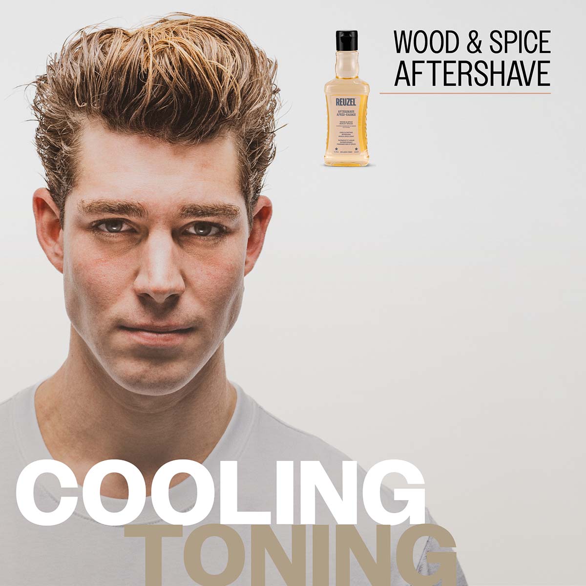 R.CODE スキンピールローション& ニュートライジングソリューショ&綿棒 Wood & Spice Aftershave Men's Soothing Aftershave – Reuzel