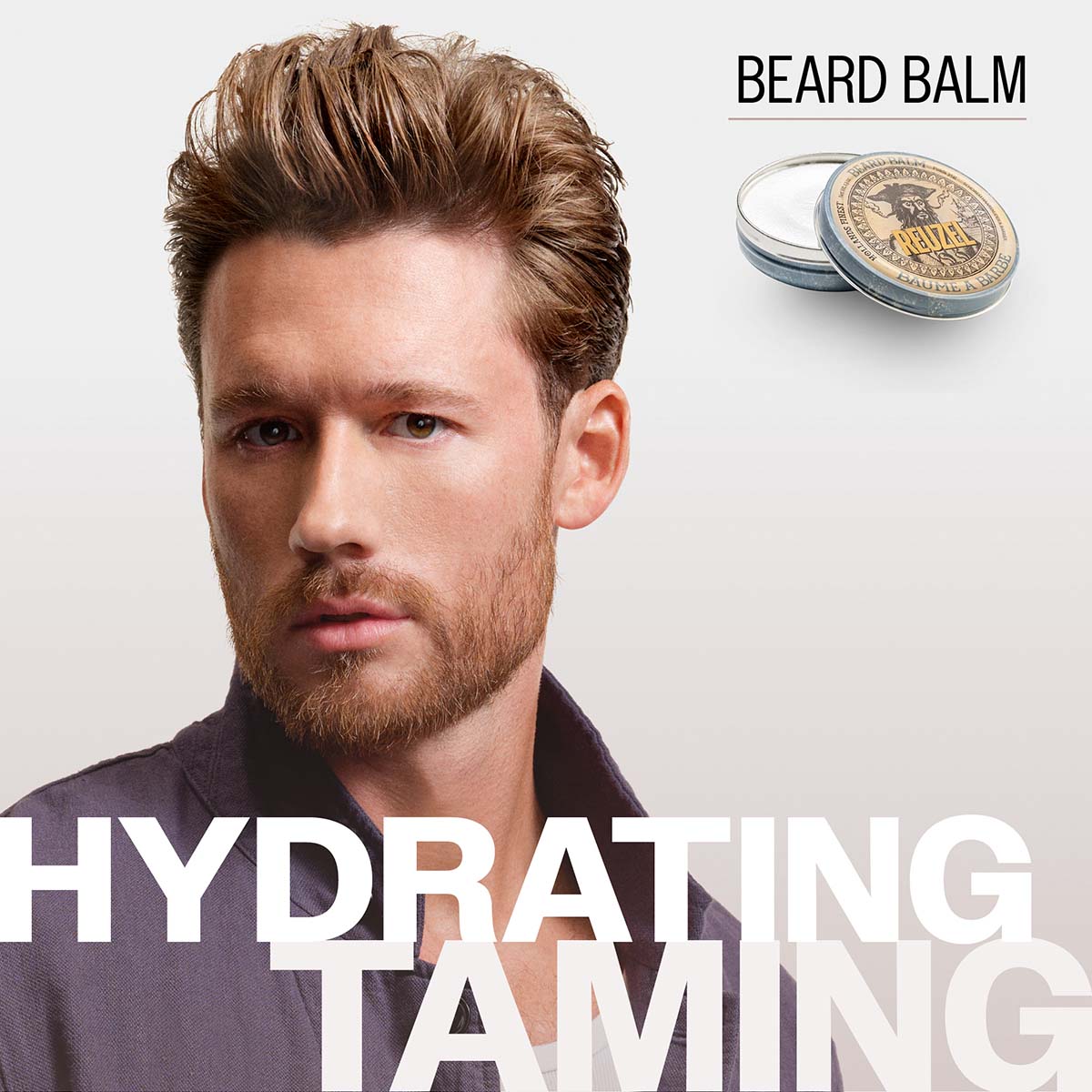 Beard Balm | Light-Hold Styling Balm for Beard | Reuzel