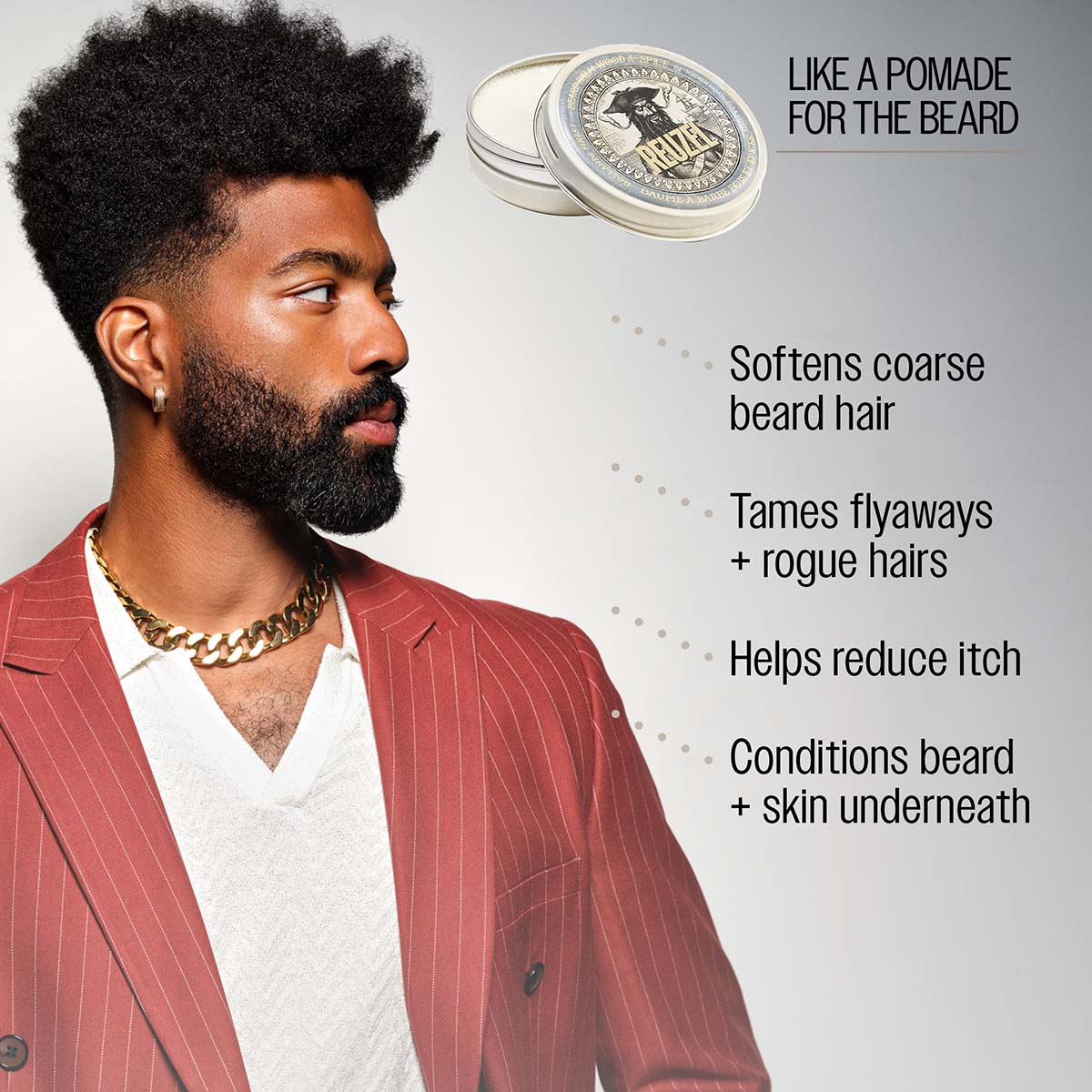 Beard Balm Wood & Spice | Conditioning Beard Balm | Beard Care