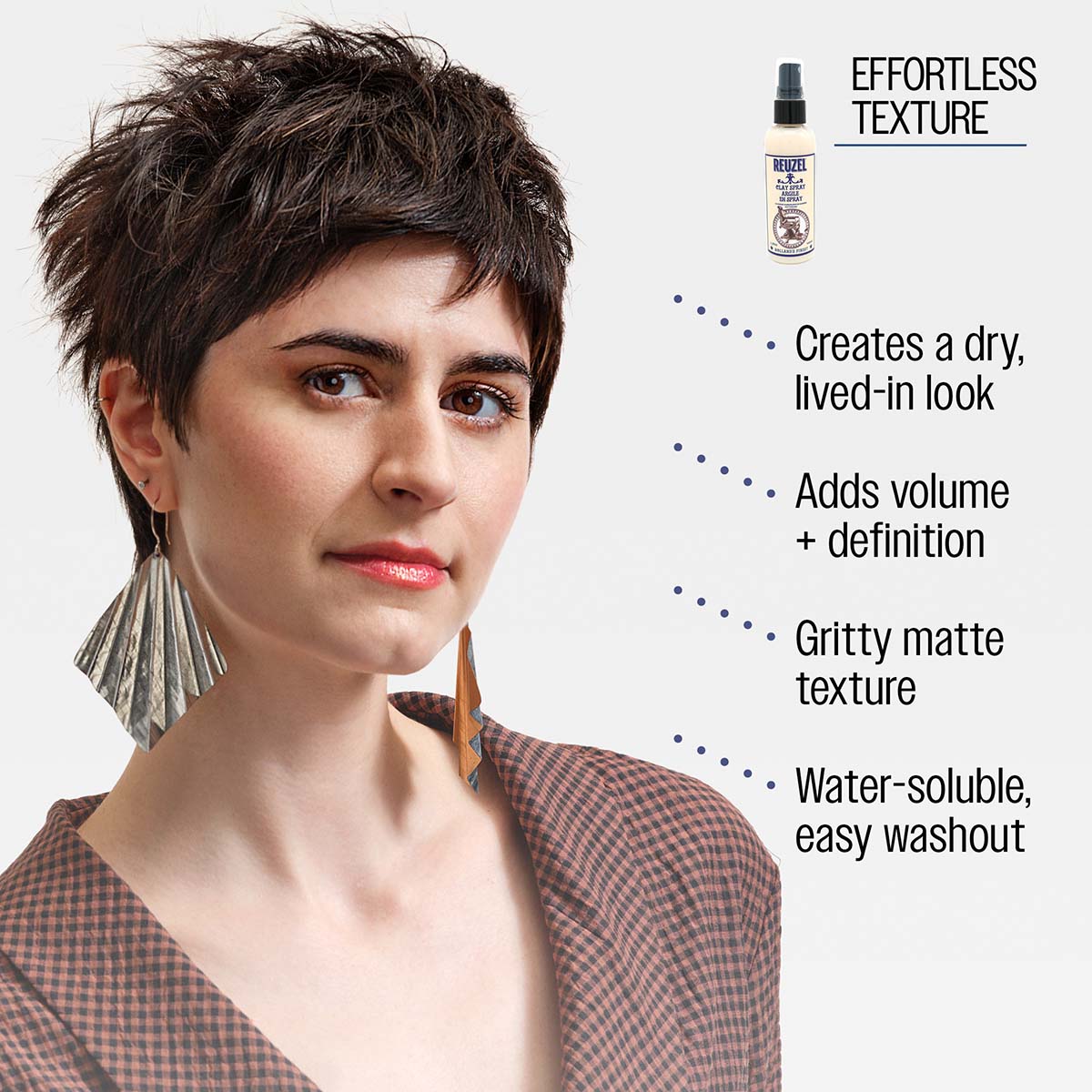 Clay Spray | Men's Matte Texture Spray – Reuzel