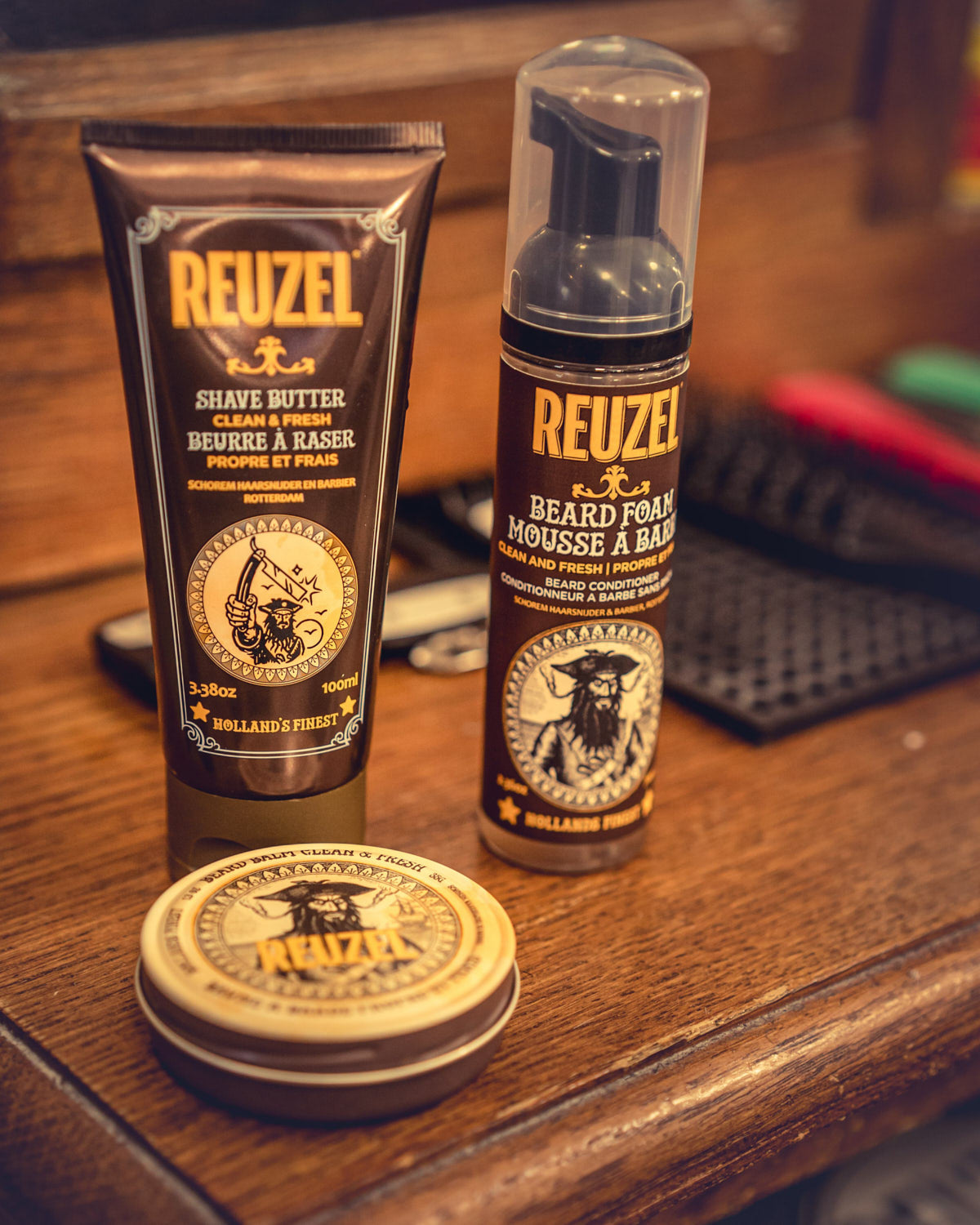 A set of Reuzel products for beard care