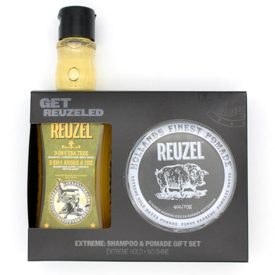 Extreme Hold Matte Pomade & 3-in-1 Shampoo Gift Set