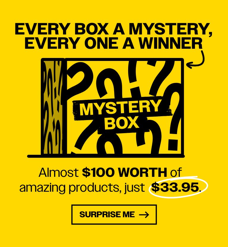 Every Box A Mystery, Every One A Winner. Almost $100 worth of amazing products, just $33.95. Shop our Summer Shine Mystery Box now!