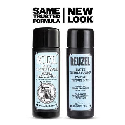 Close-up of Vendor matte texture powder showing its smooth, matte finish and fine powder consistency.