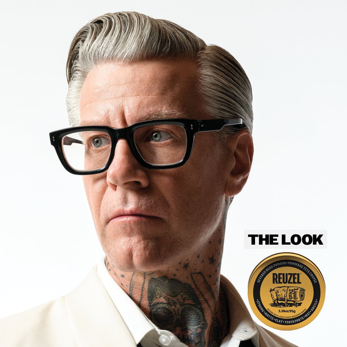 REUZEL x Liquid Death Severed Head Strong Hold Clay Pomade