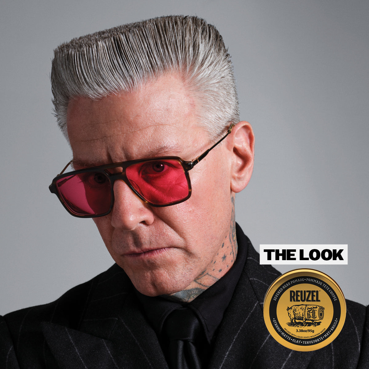 REUZEL x Liquid Death Severed Head Strong Hold Clay Pomade