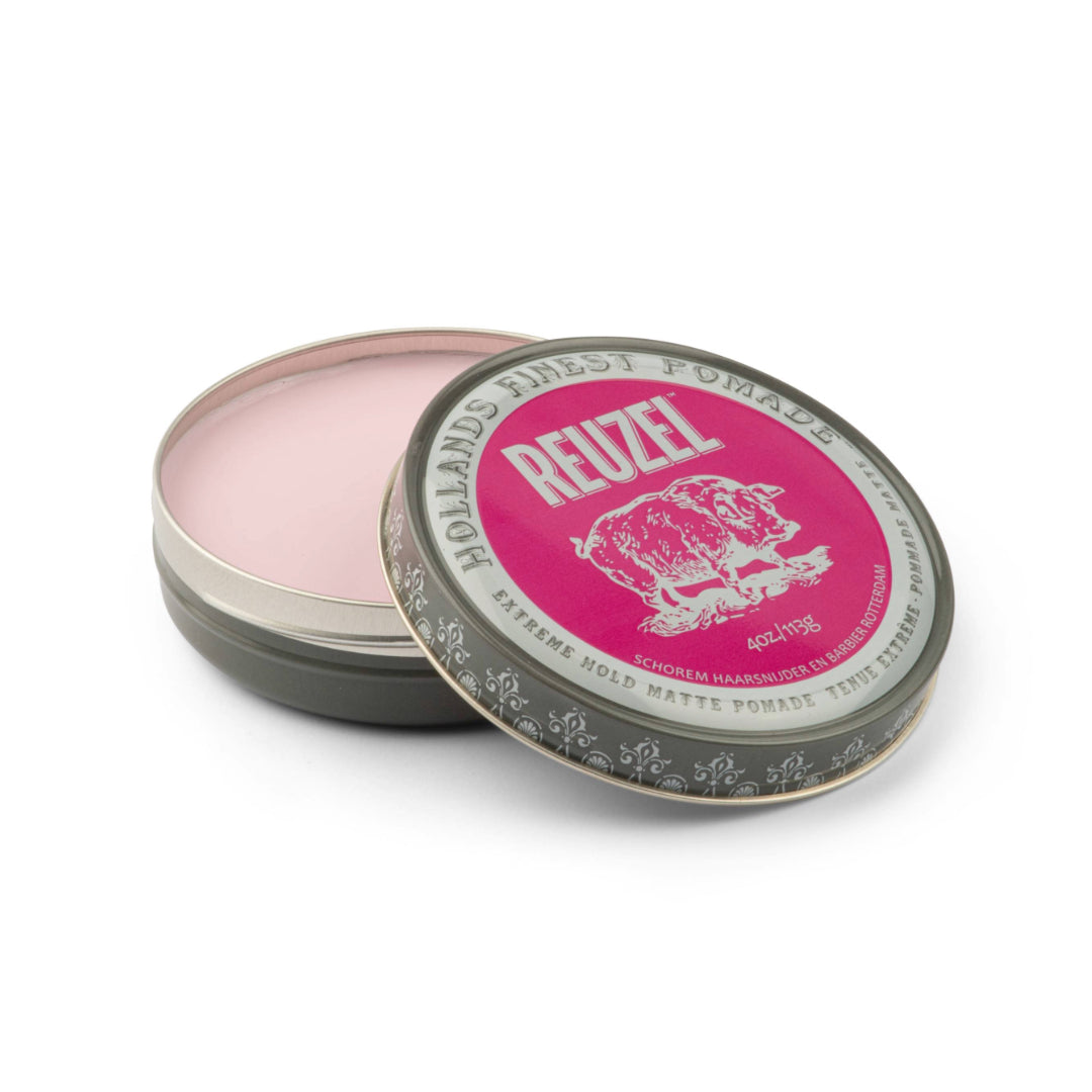 Pink Extreme Hold Matte Pomade-Pomade-Reuzel