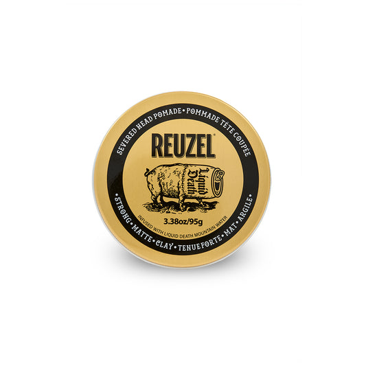 REUZEL x Liquid Death Severed Head Strong Matte Clay Pomade