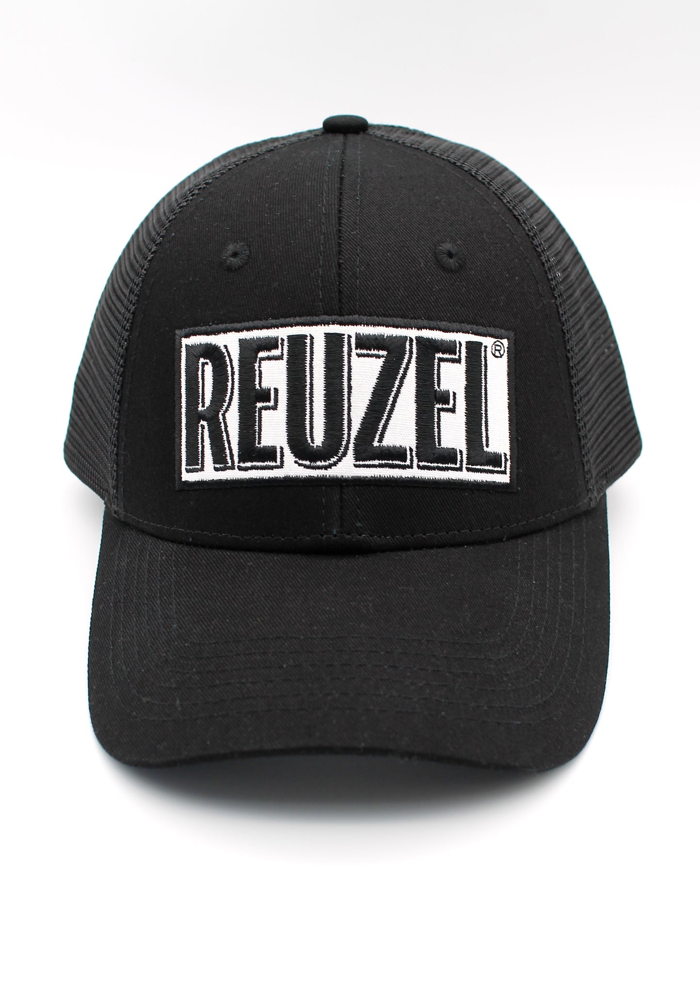 REUZEL Black Baseball Hat white logo