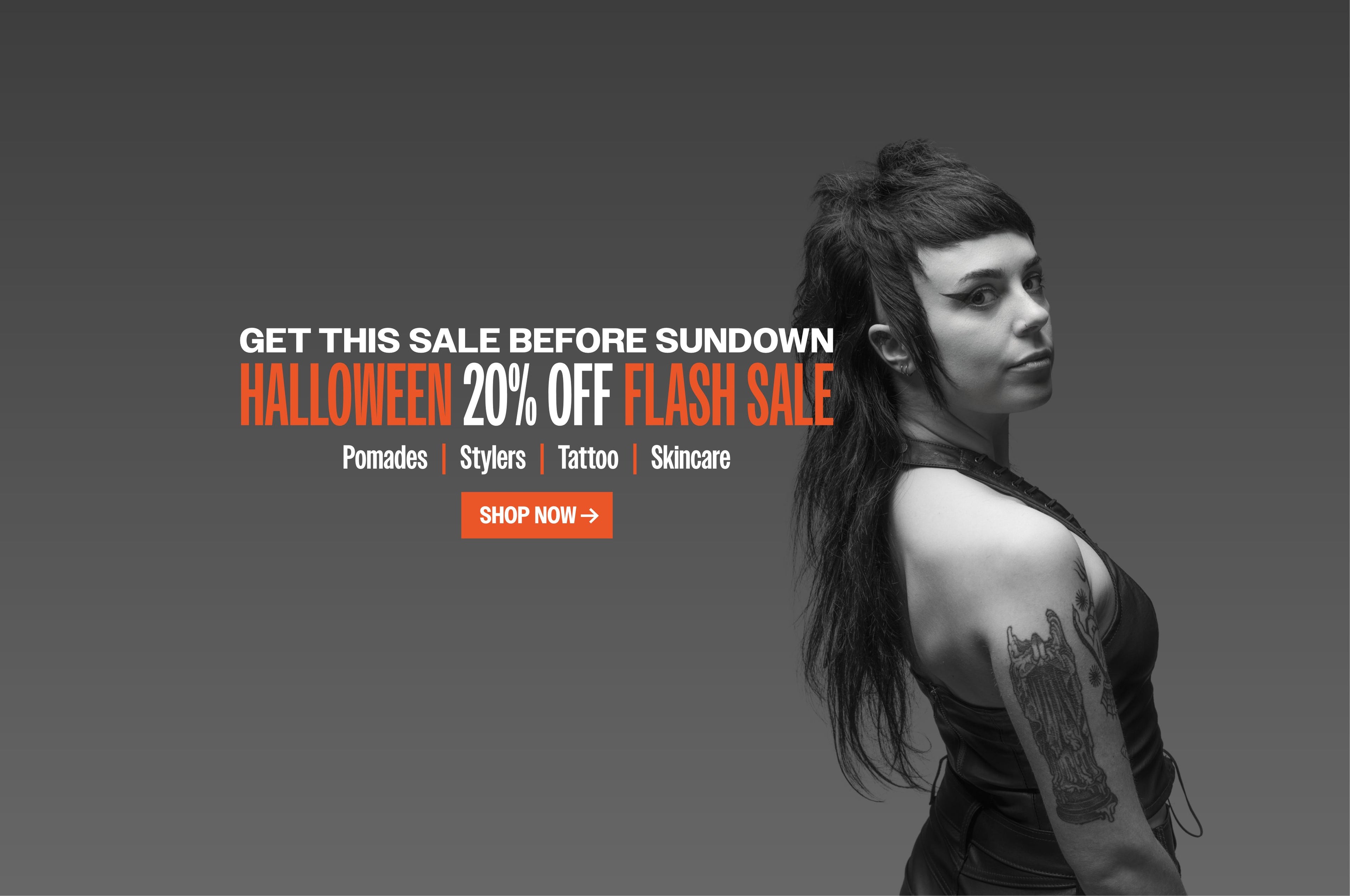 20% off All Products! Stock Up on products to use this Halloween