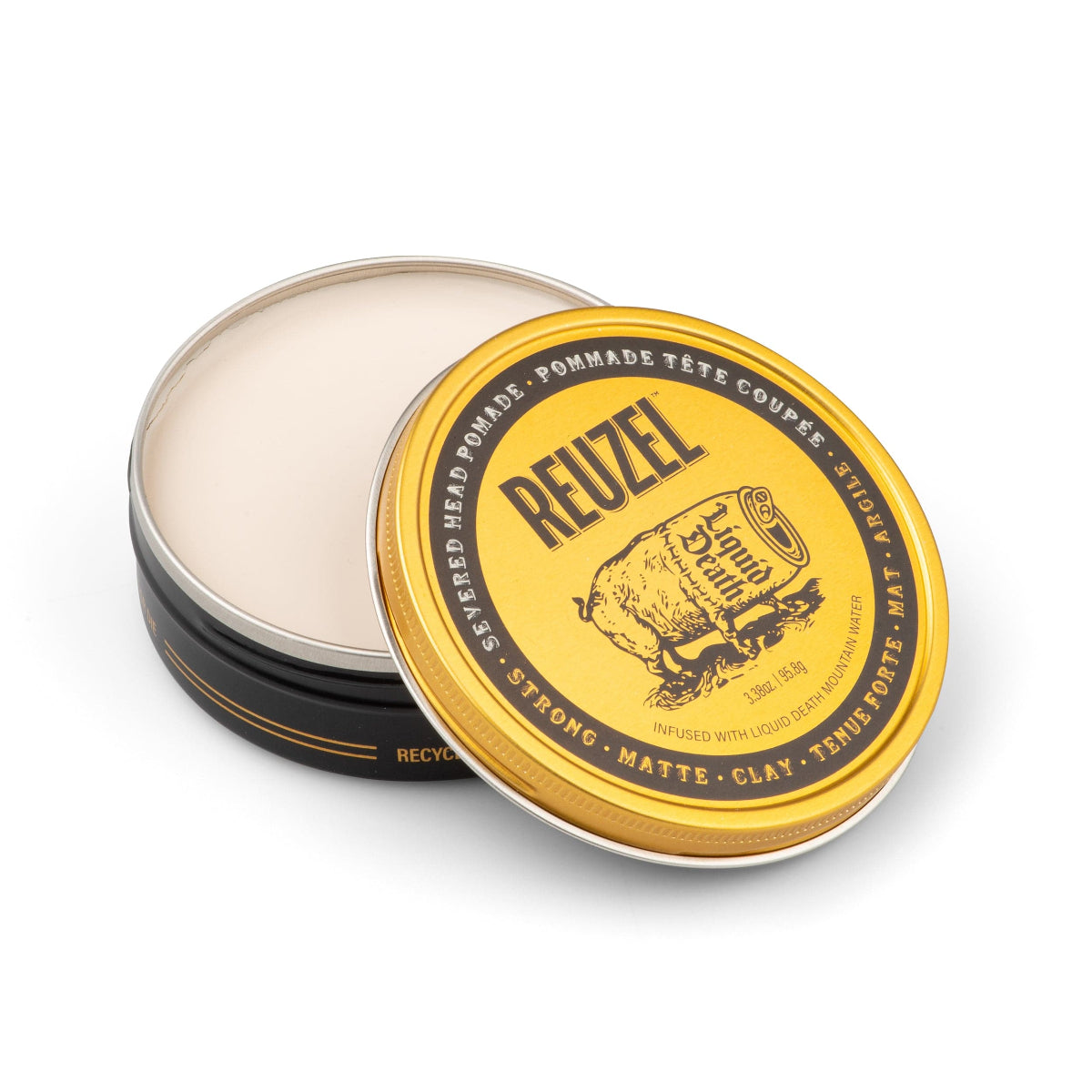 REUZEL x Liquid Death Severed Head Strong Matte Clay Pomade