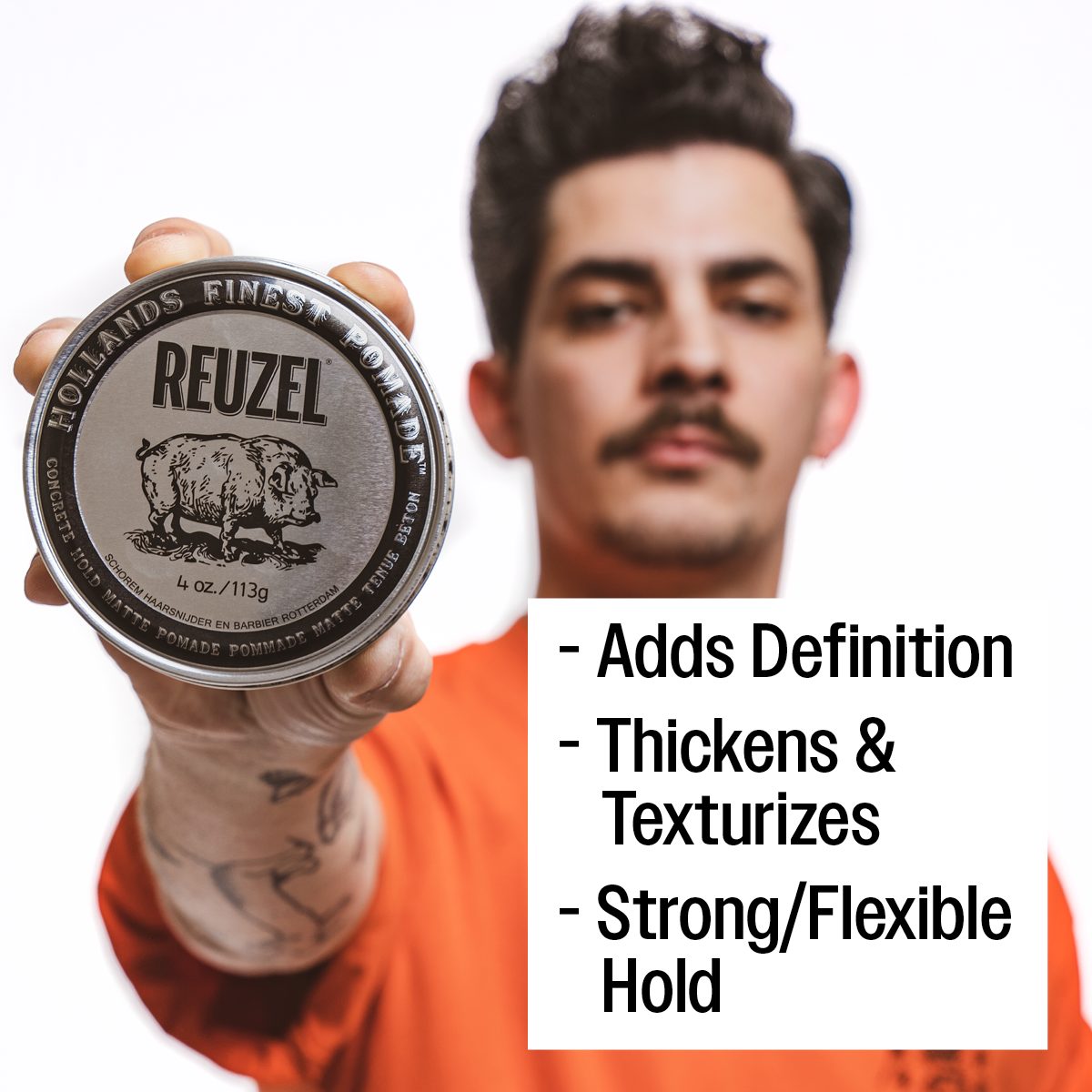 Concrete Hold Matte Pomade-Pomade-Reuzel