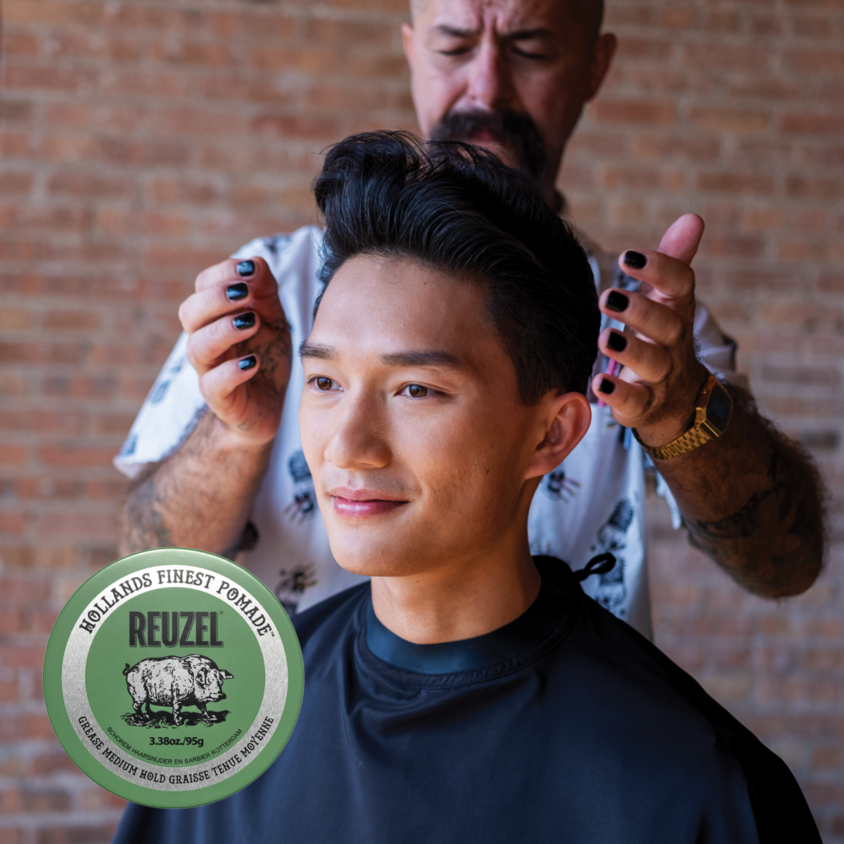 Green Pomade Grease-Pomade-Reuzel