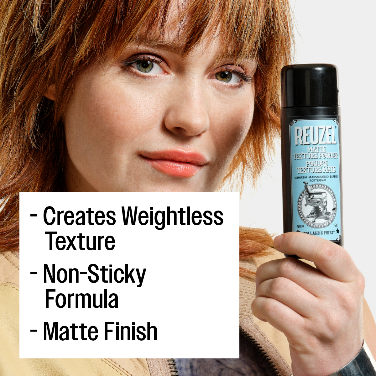 Hair Styling Powder | Matte Texture Powder | Reuzel