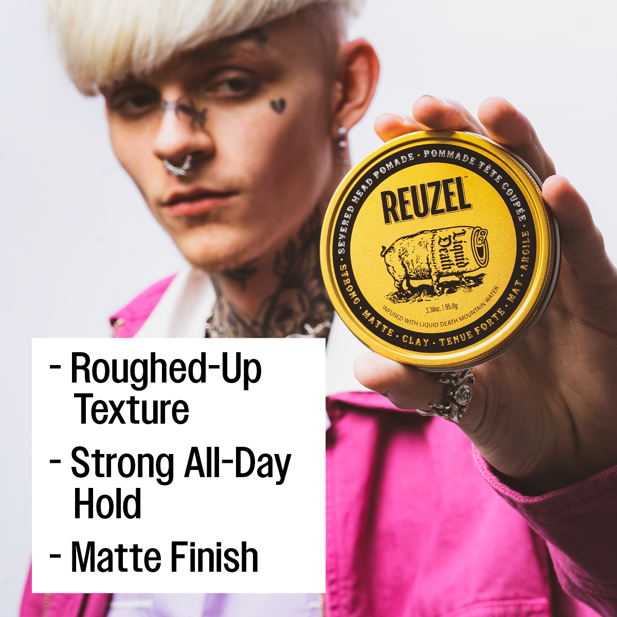 REUZEL x Liquid Death Severed Head Pomade-Pomade-Reuzel