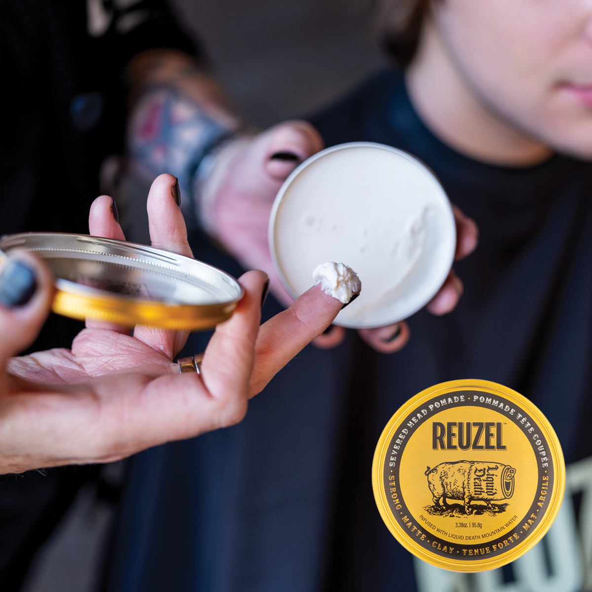 REUZEL x Liquid Death Severed Head Pomade-Pomade-Reuzel