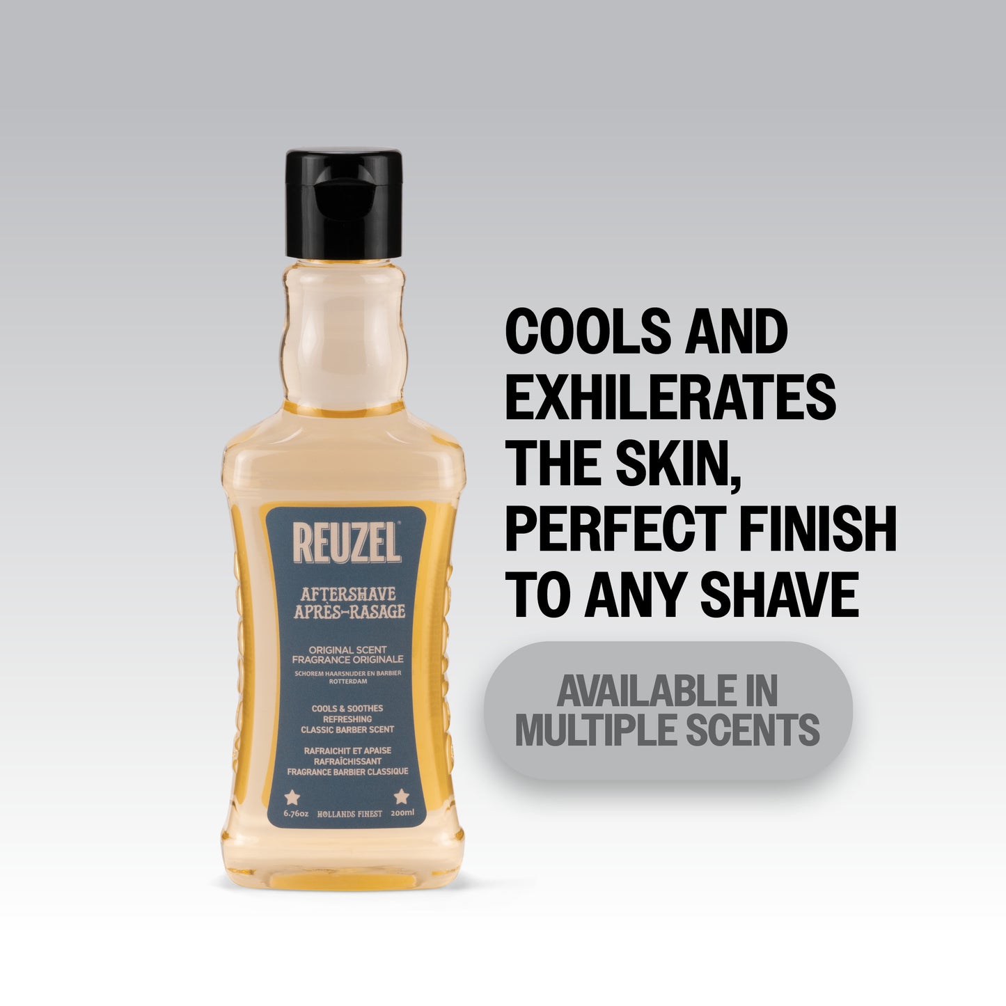 REUZEL Wood & Spice Aftershave cools and exhilarates the skin, perfect finish to any shave