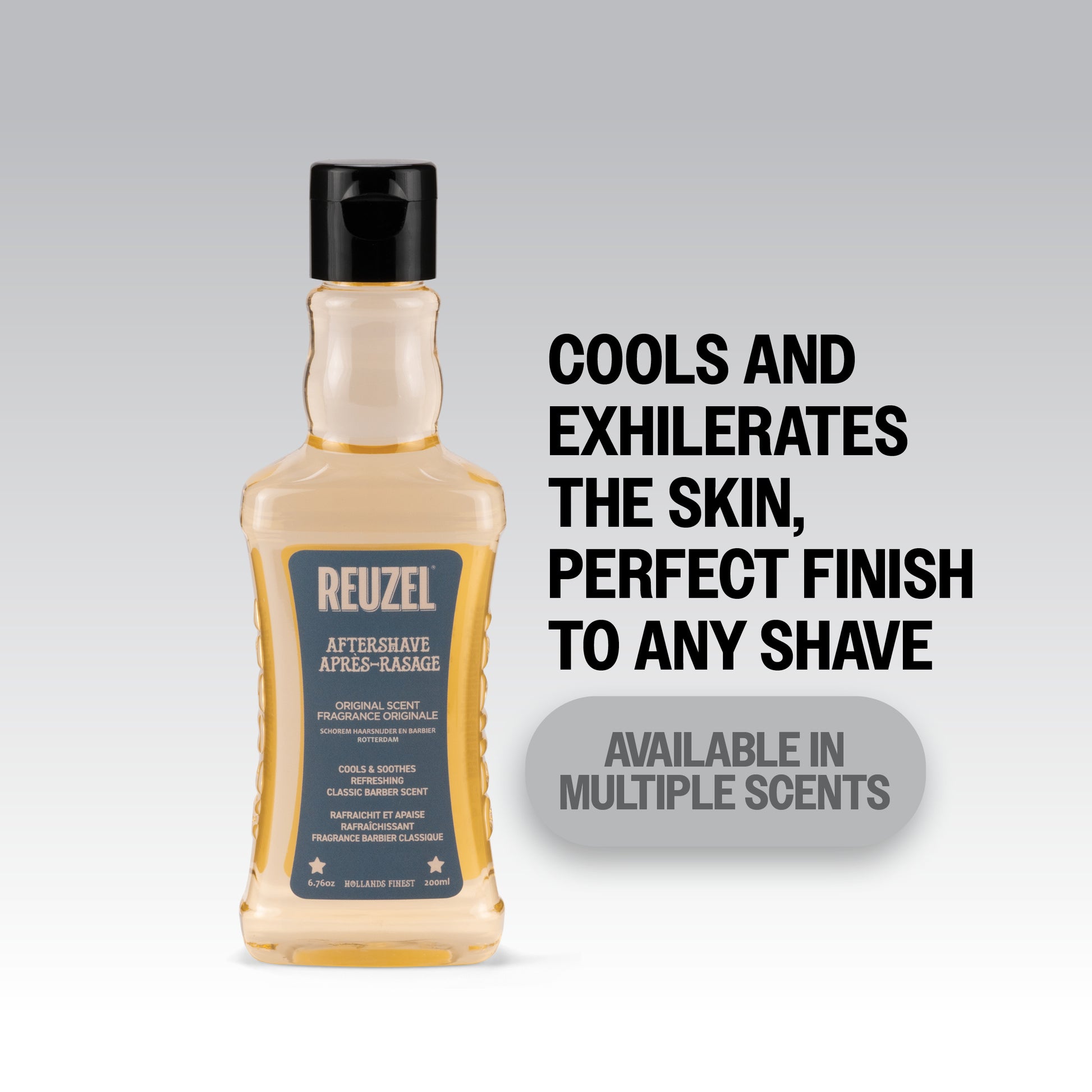 REUZEL Wood & Spice Aftershave cools and exhilarates the skin, perfect finish to any shave