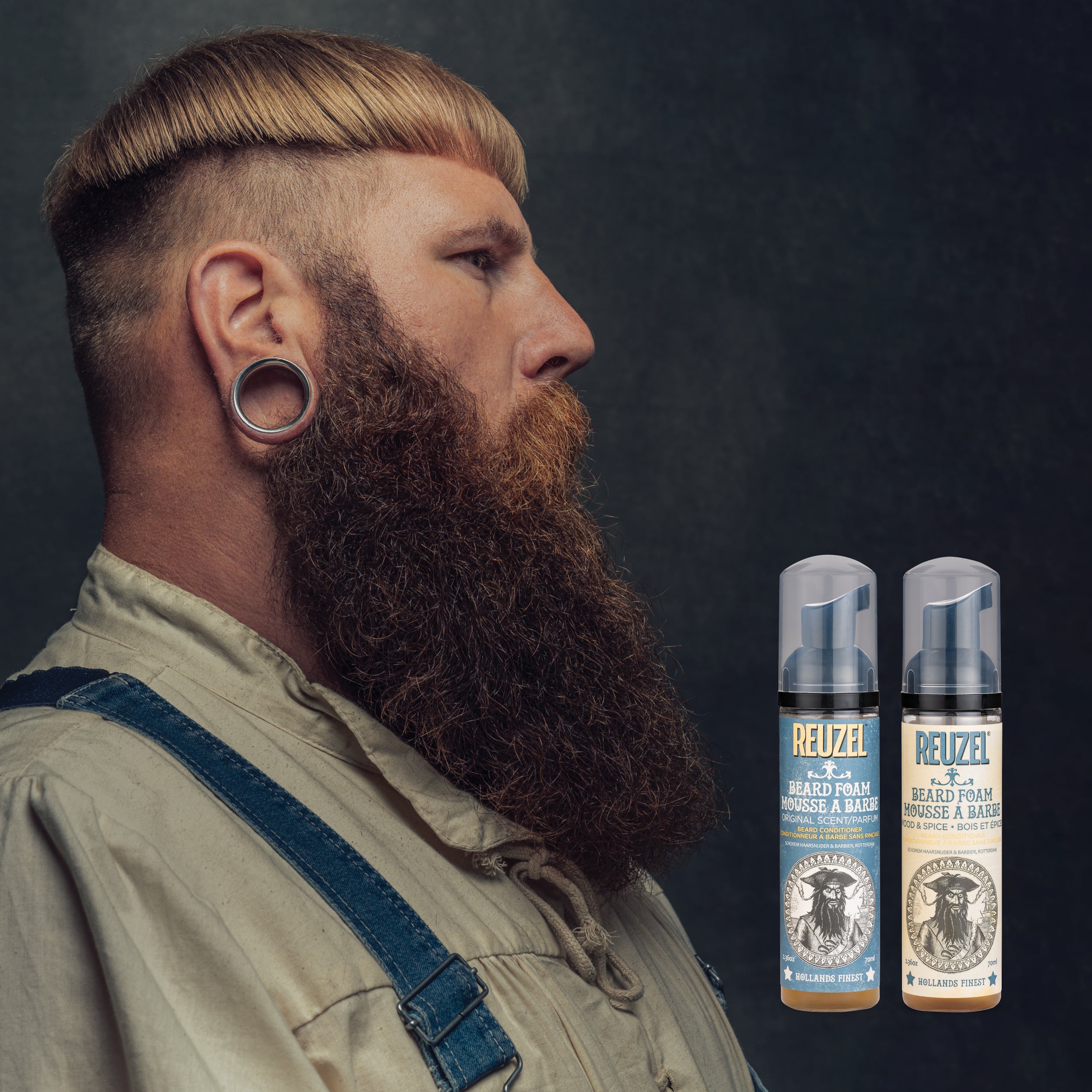 Beard Foam | Leave-In Beard Conditioner & Mousse | Beard Care – Reuzel