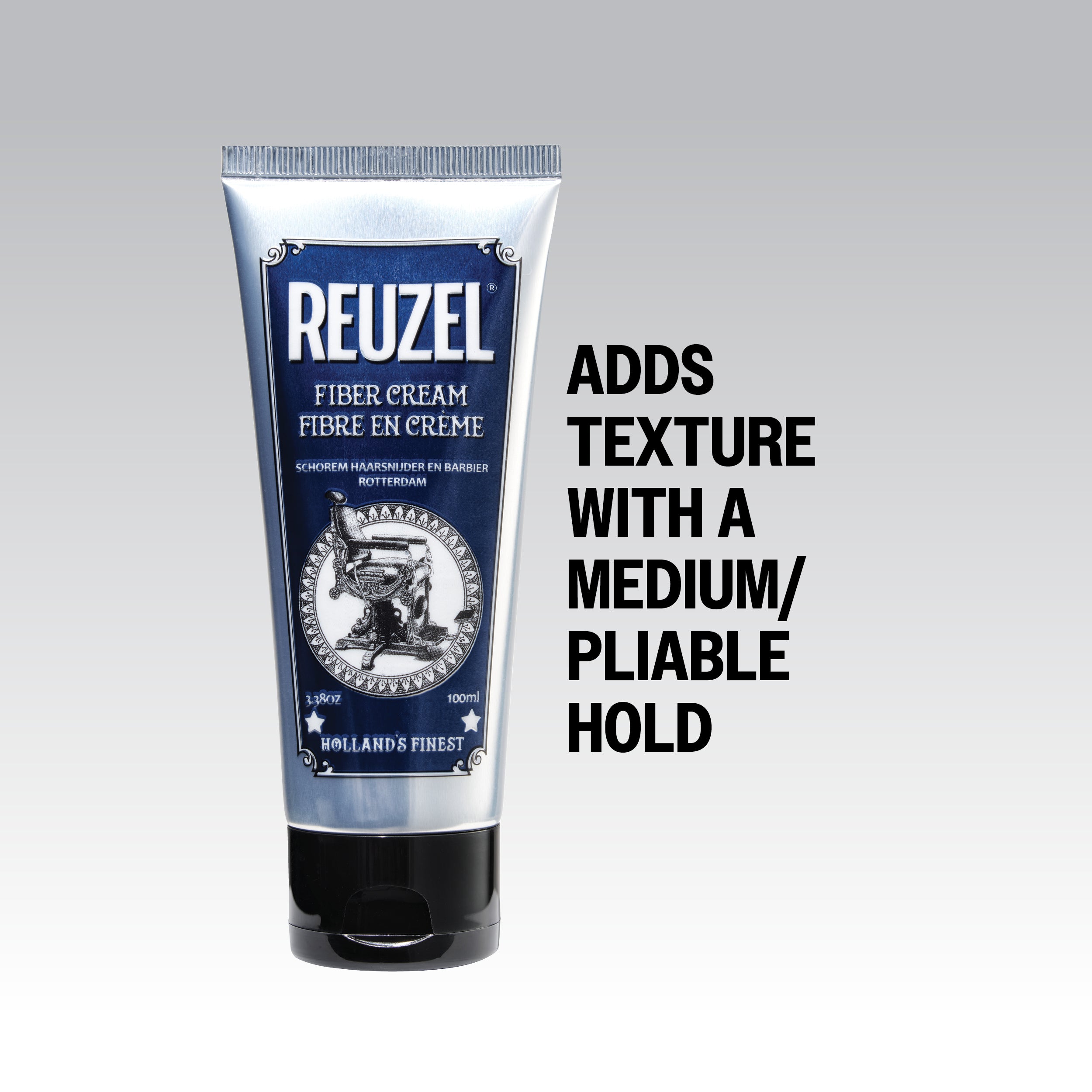 Fiber Cream | Medium Hold Low Shine Molding Cream – Reuzel