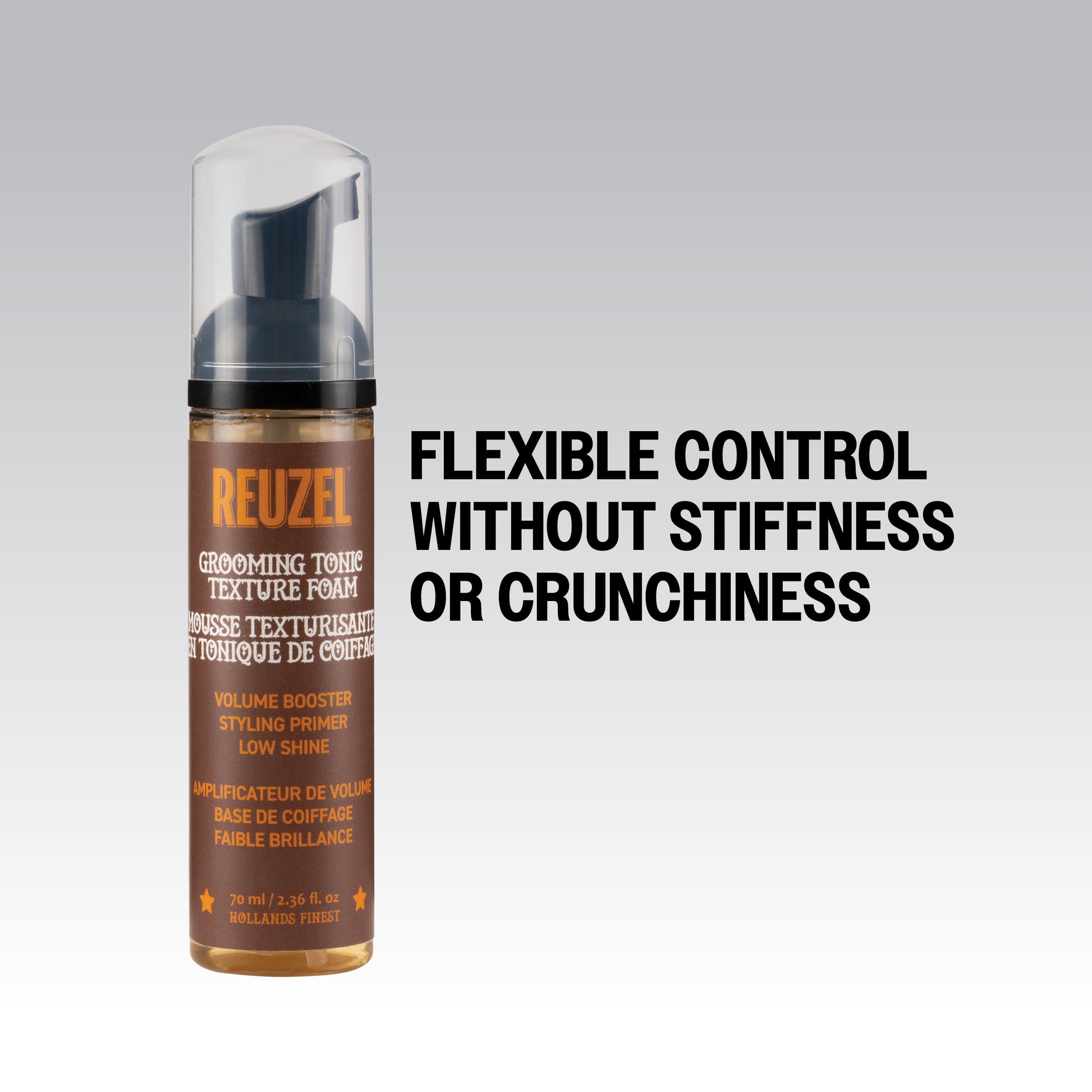 REUZEL Grooming Texture Foam Flexible Control without stiffness or crunchiness