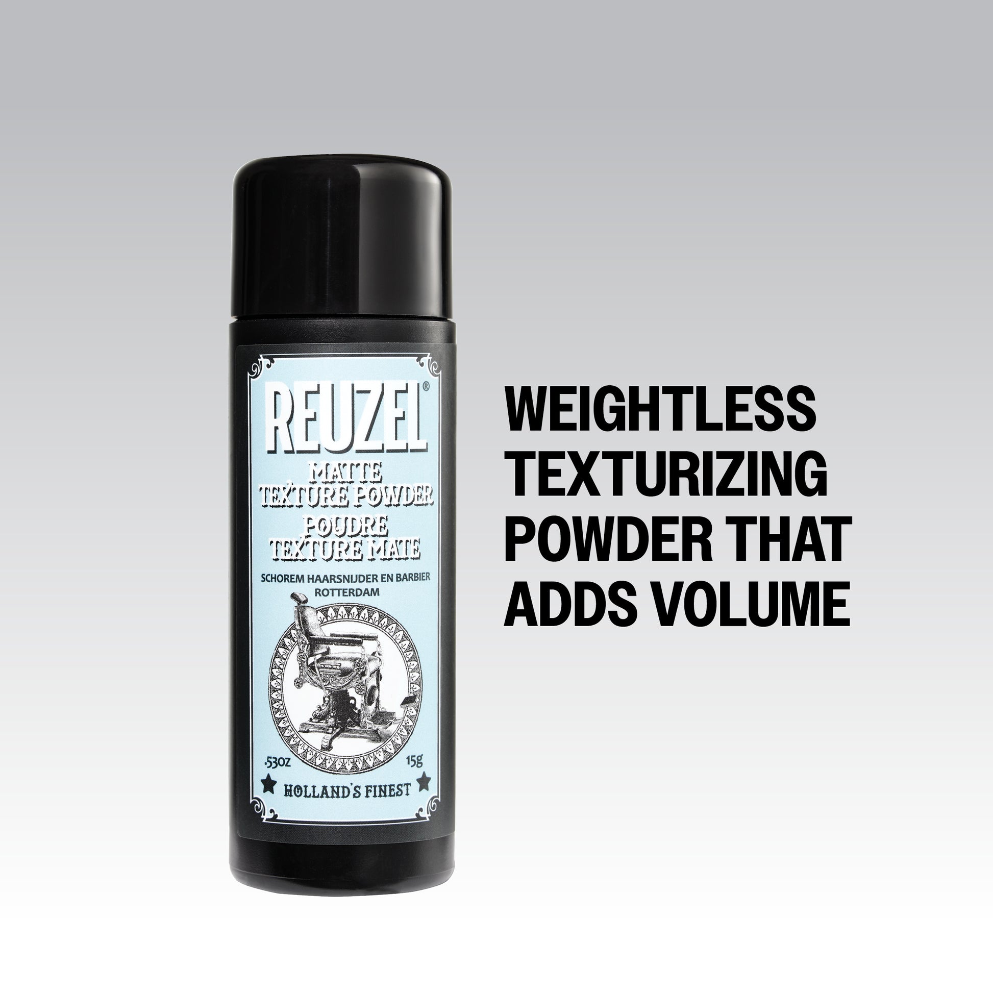  REUZEL Matte Texture Powder - weightless texturizing powder that adds volume