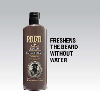 REUZEL REFRESH No rinse beard wash freshens the beard without water