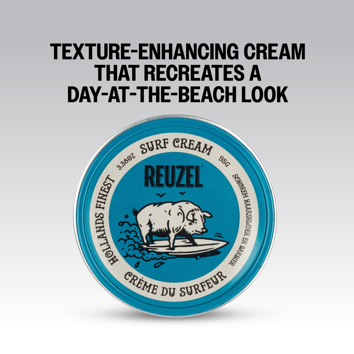 REUZEL surf cream is texture enhancing cream that recreates a day at the beach look