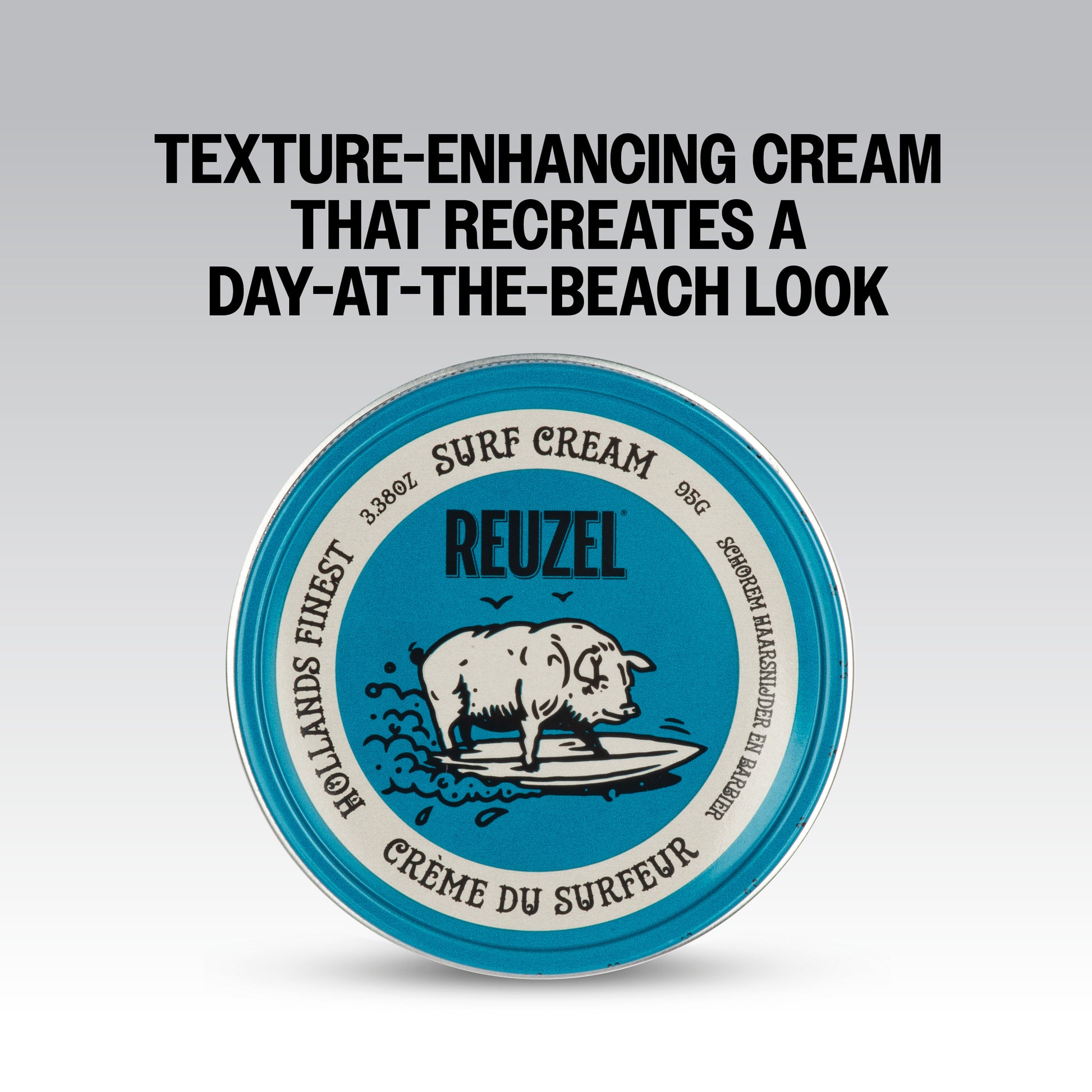 REUZEL surf cream is texture enhancing cream that recreates a day at the beach look