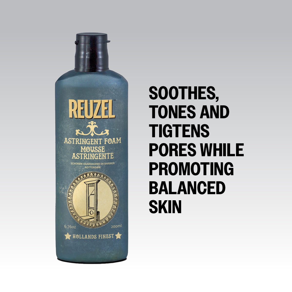Reuzel Astringent Foam – 200 Ml, Beruhigender Schaum Für Die Haut Nach Der Rasur