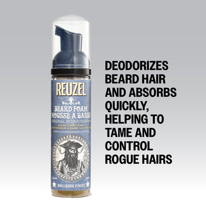 Deodorizes beard hair and absorbs quickly, helping to tame and control rogue hairs 
