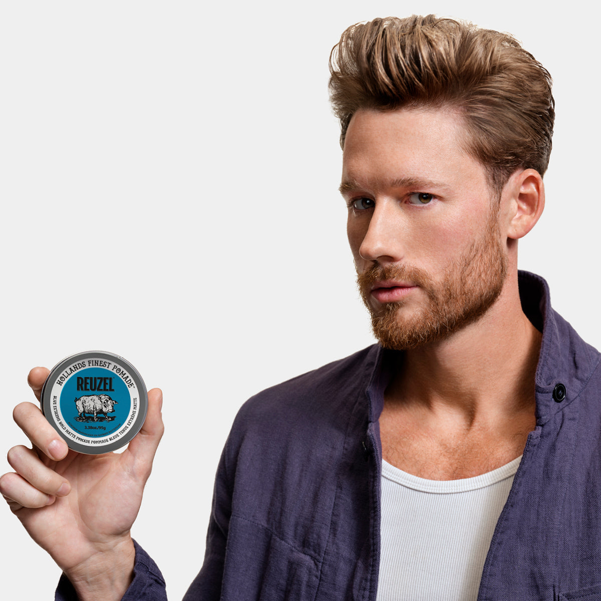 Blue Extreme Hold Matte POM/AID for a Cure