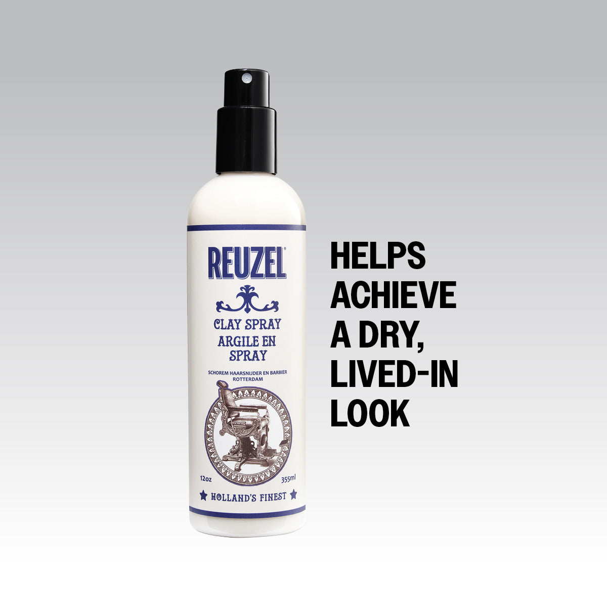 Helps achieve a dry, lived-in look 