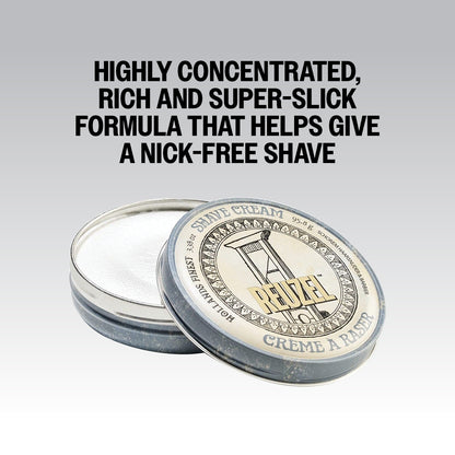 Highly concentrated, rich and super-slick formula that helps give a nick-free shave 