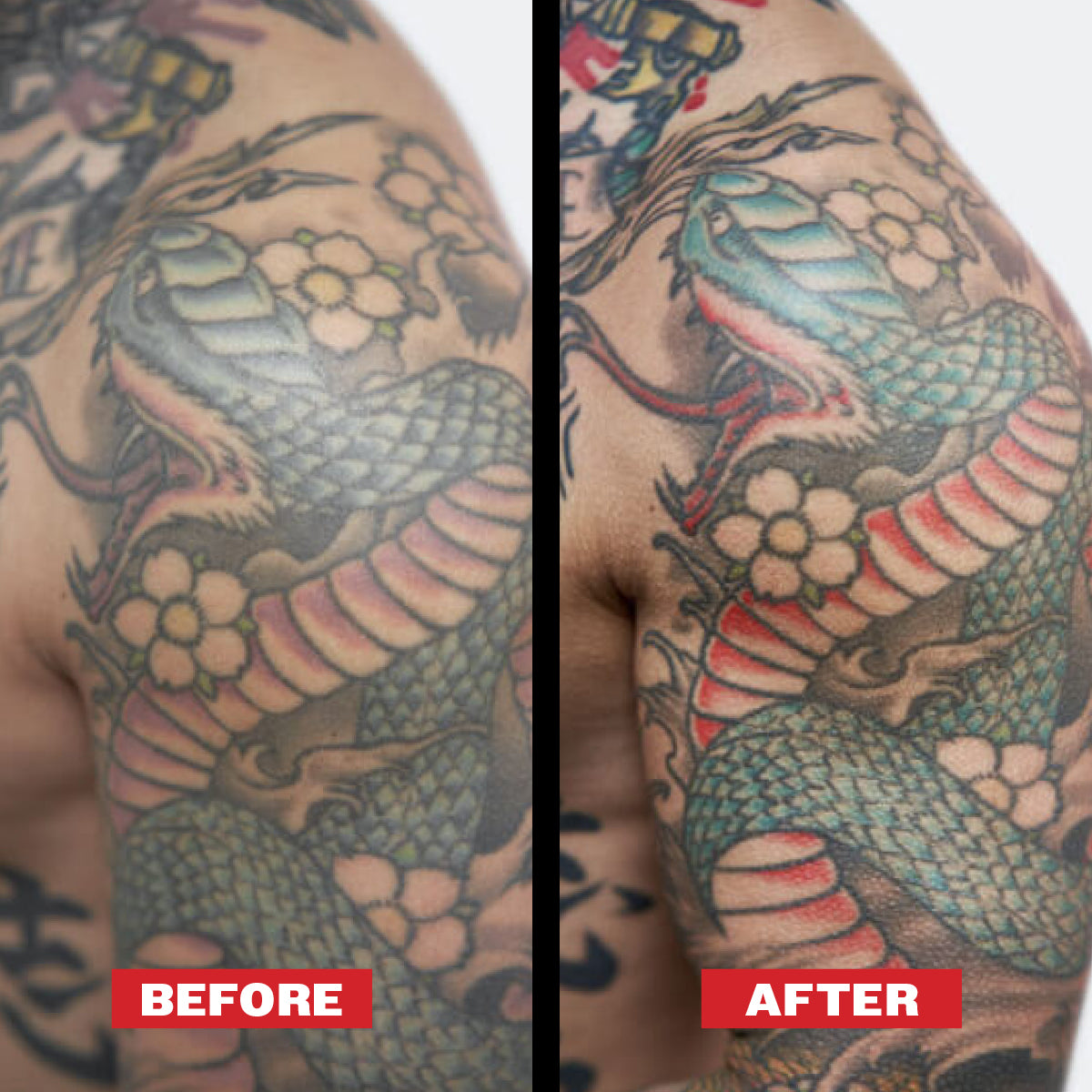 Before & After Vivid Gel 