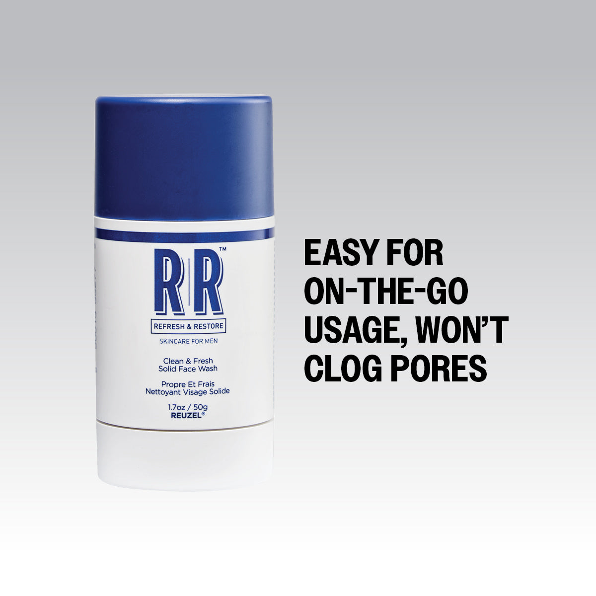 Easy for on-the-go usage, won't clog pores 