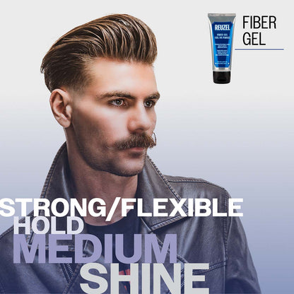 Reuzel Fiber gel strong/flexible hold medium shine
