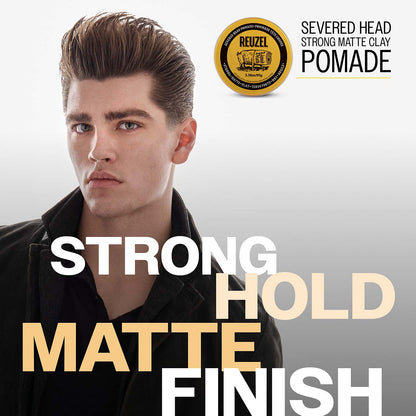 Severed head strong matte clay pomade strong hold matte finish