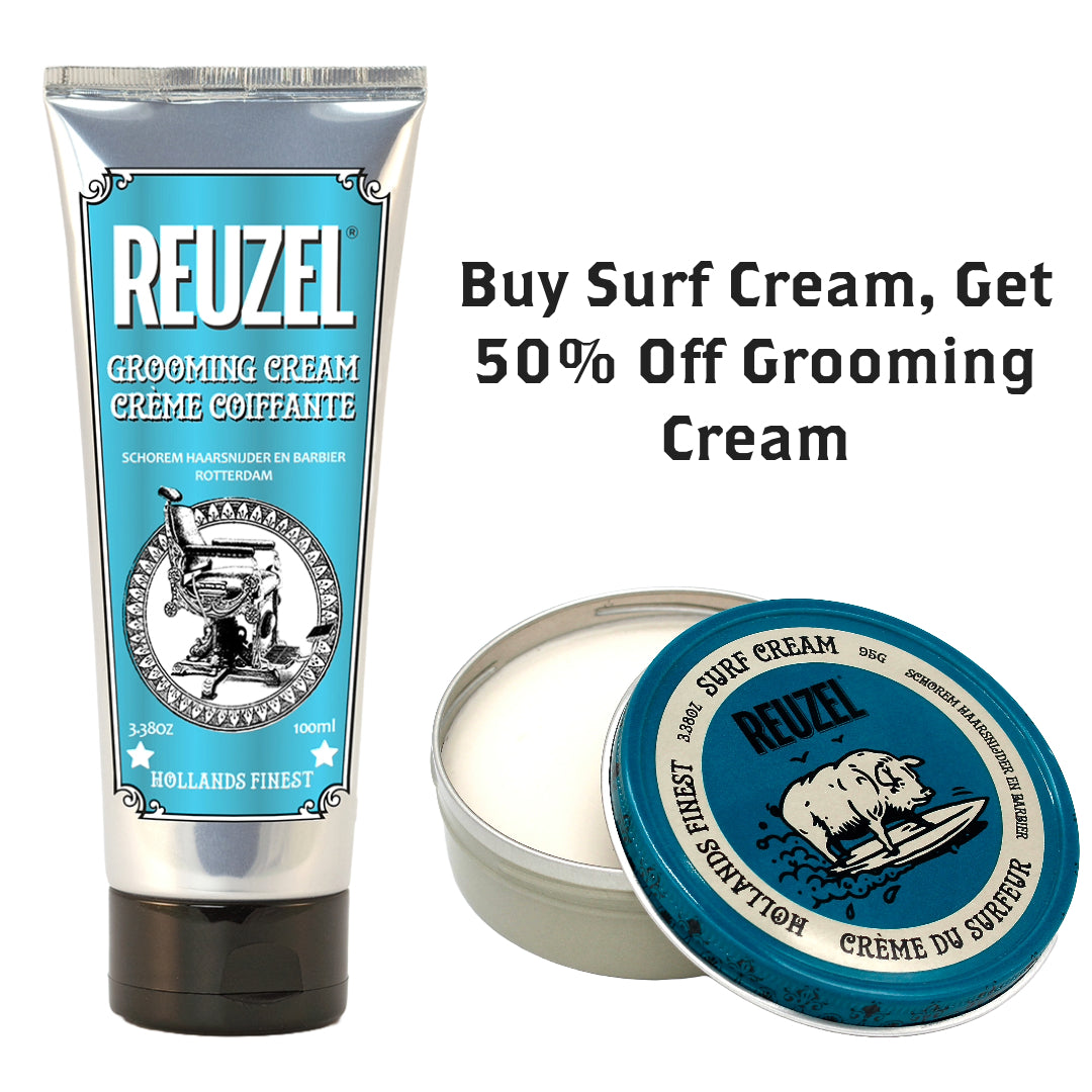 Surf Cream + Grooming Cream Bundle - Reuzel