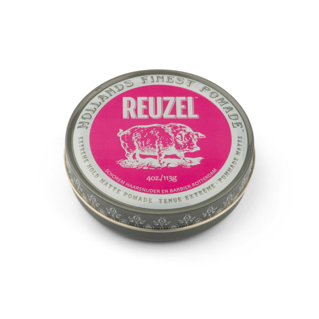 Pink Extreme Hold Matte Pomade-Pomade-Reuzel