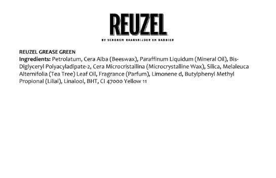 Travel Size Green Pomade Grease - Reuzel