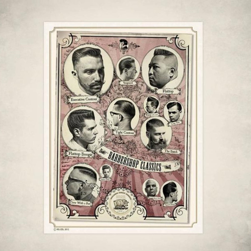 Barbershop Classics Poster - Reuzel